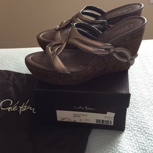 Cole Haan Salma Wedge-Pewter Sz8
